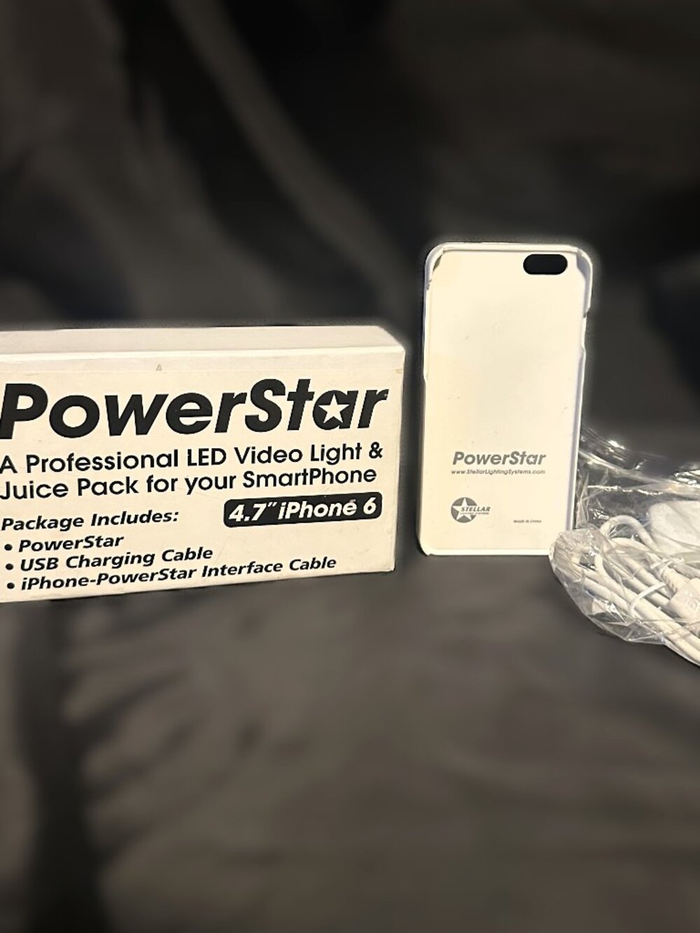 PowerStar Professional LED Video Light & Juice Pack iPhone 6 4.7"